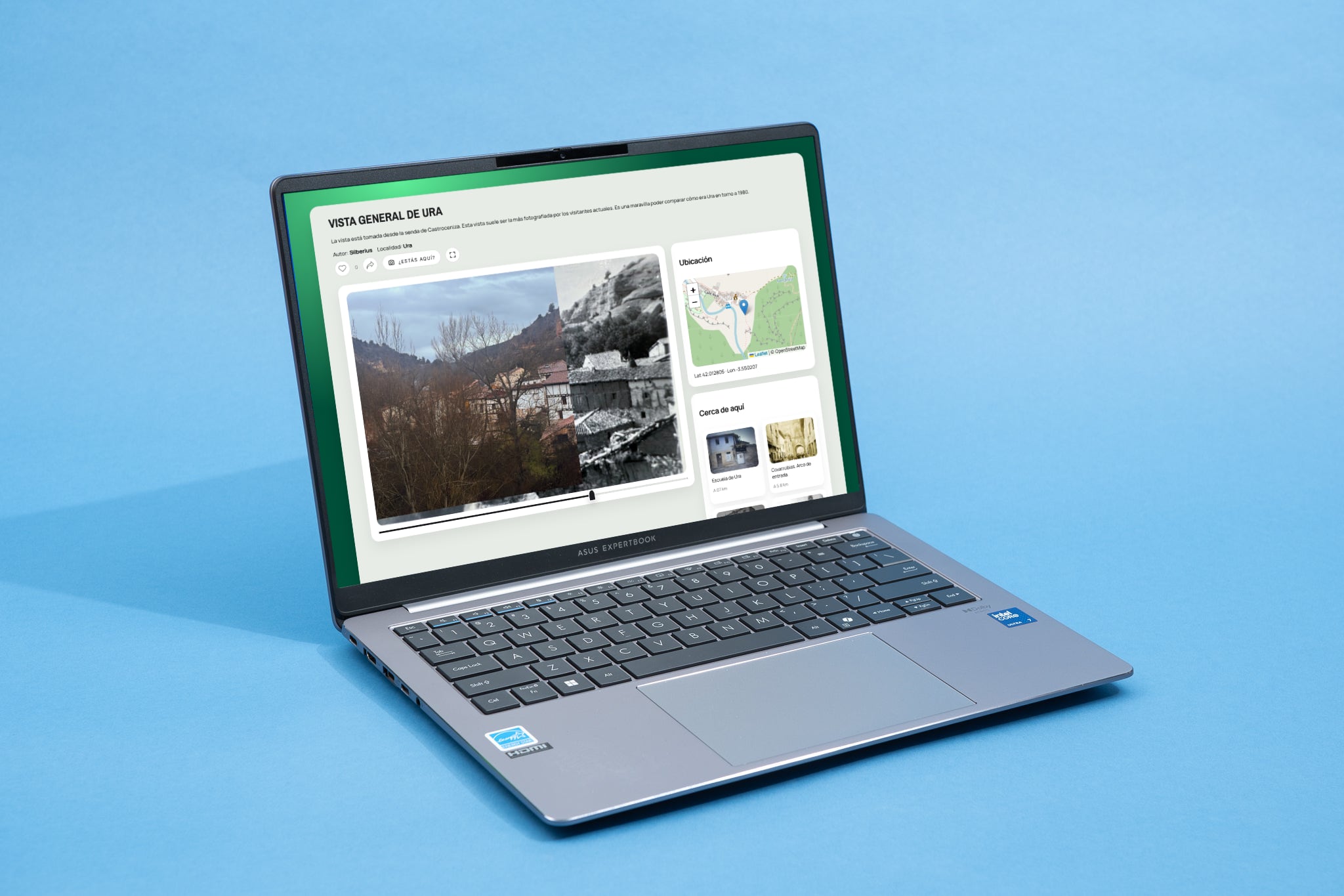 Vista de AyerHoy en móvil