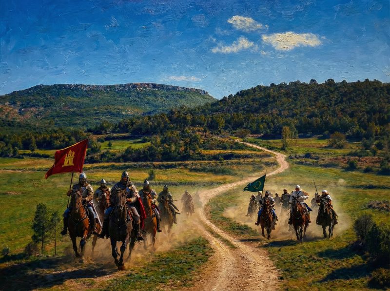 Recreación con IA de la persecución.